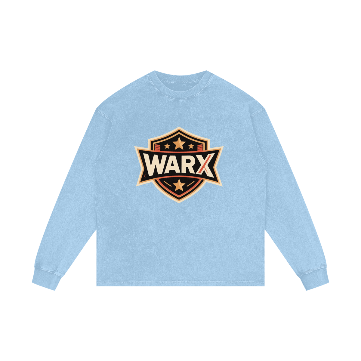 WARX Acid Wash Oversize Long Sleeve T-Shirt