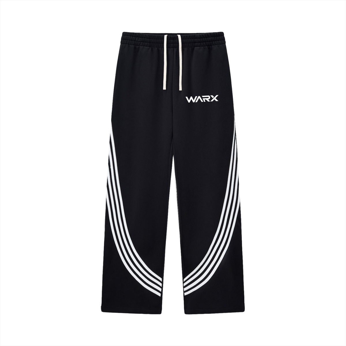 Curved Stripe Unisex Straight Sweatpants