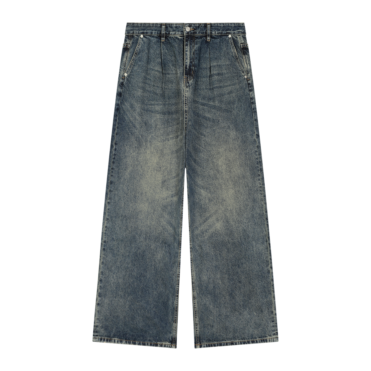 WARX Men's Vintage Wash Denim Jeans