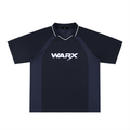 Striped V-Neck Soccer Jersey