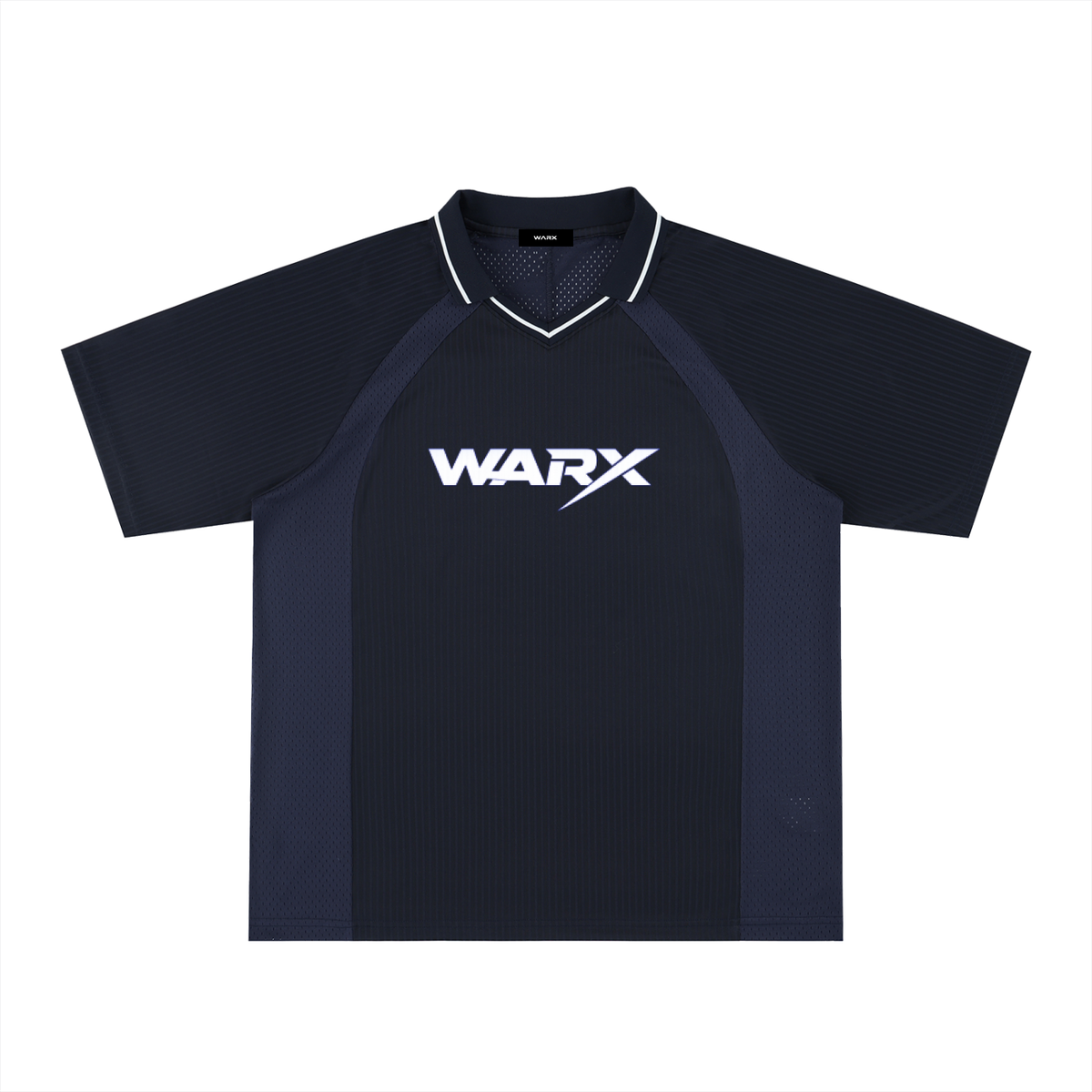 Striped V-Neck Soccer Jersey