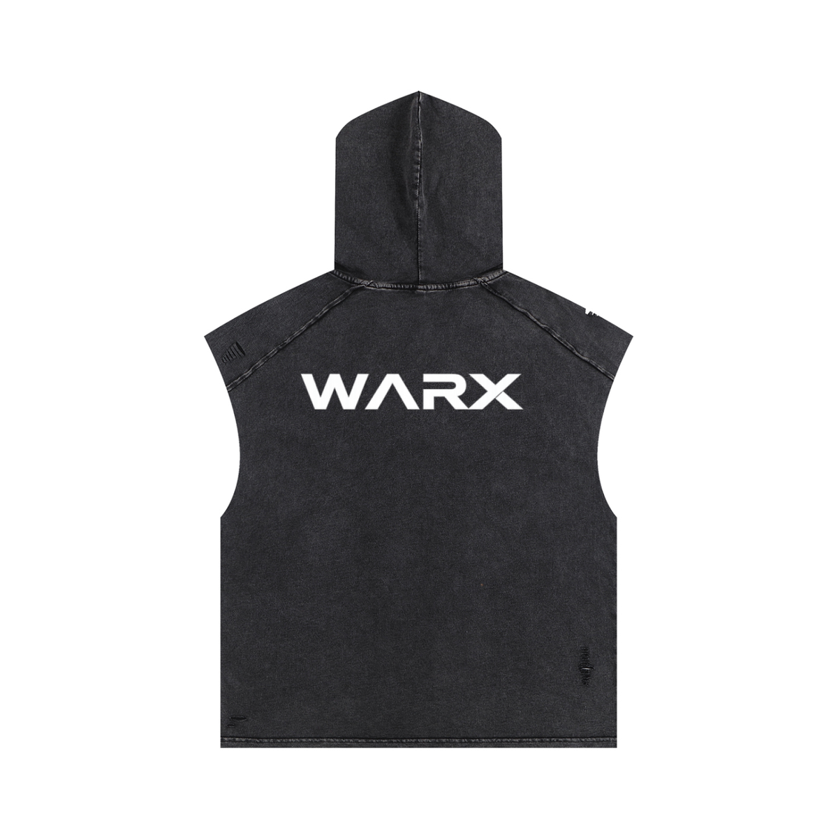 WARX Snow Washed Boxy Hooded Tank Top