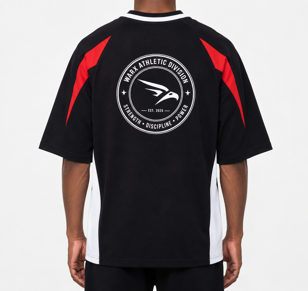 WARX Oversized Raglan V-Neck T-Shirt