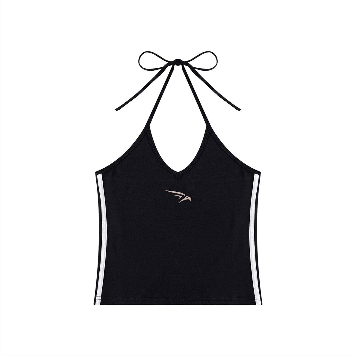WARX Women's Color Block Halter Crop Tank Top