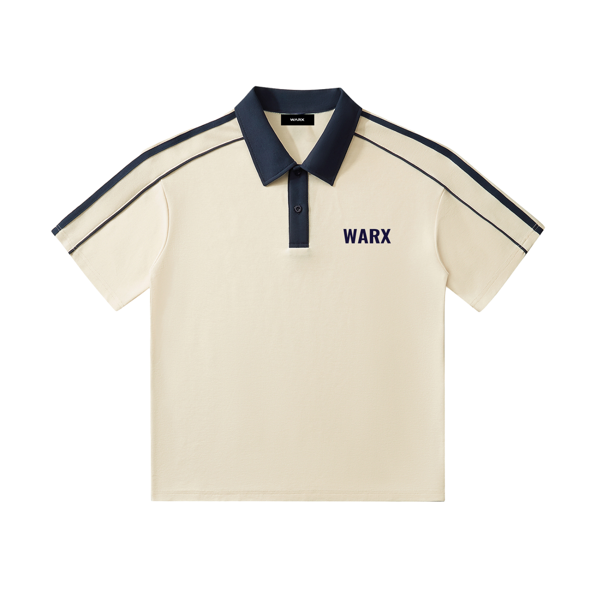 WARX Collar Short-Sleeve Polo Shirt