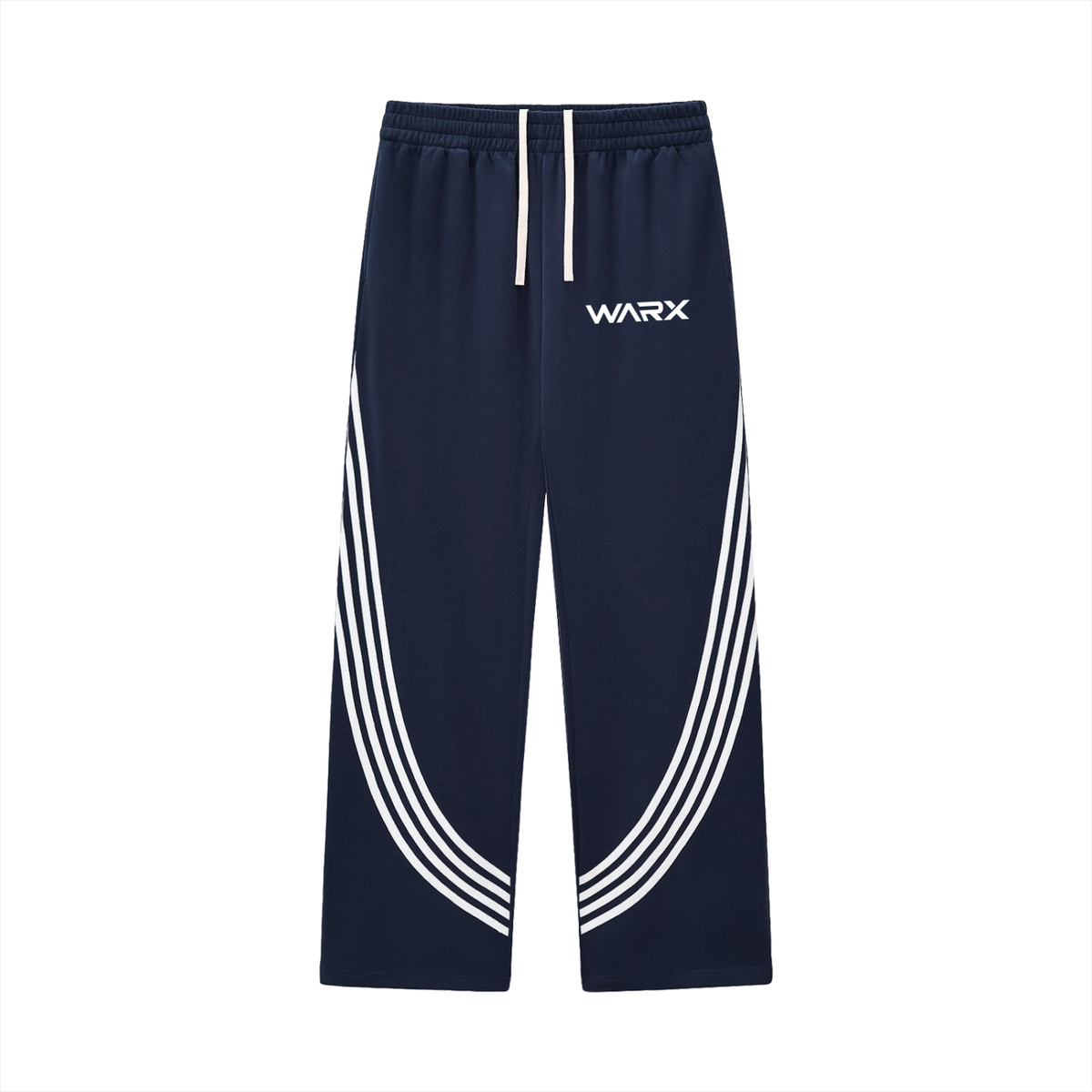 Curved Stripe Unisex Straight Sweatpants