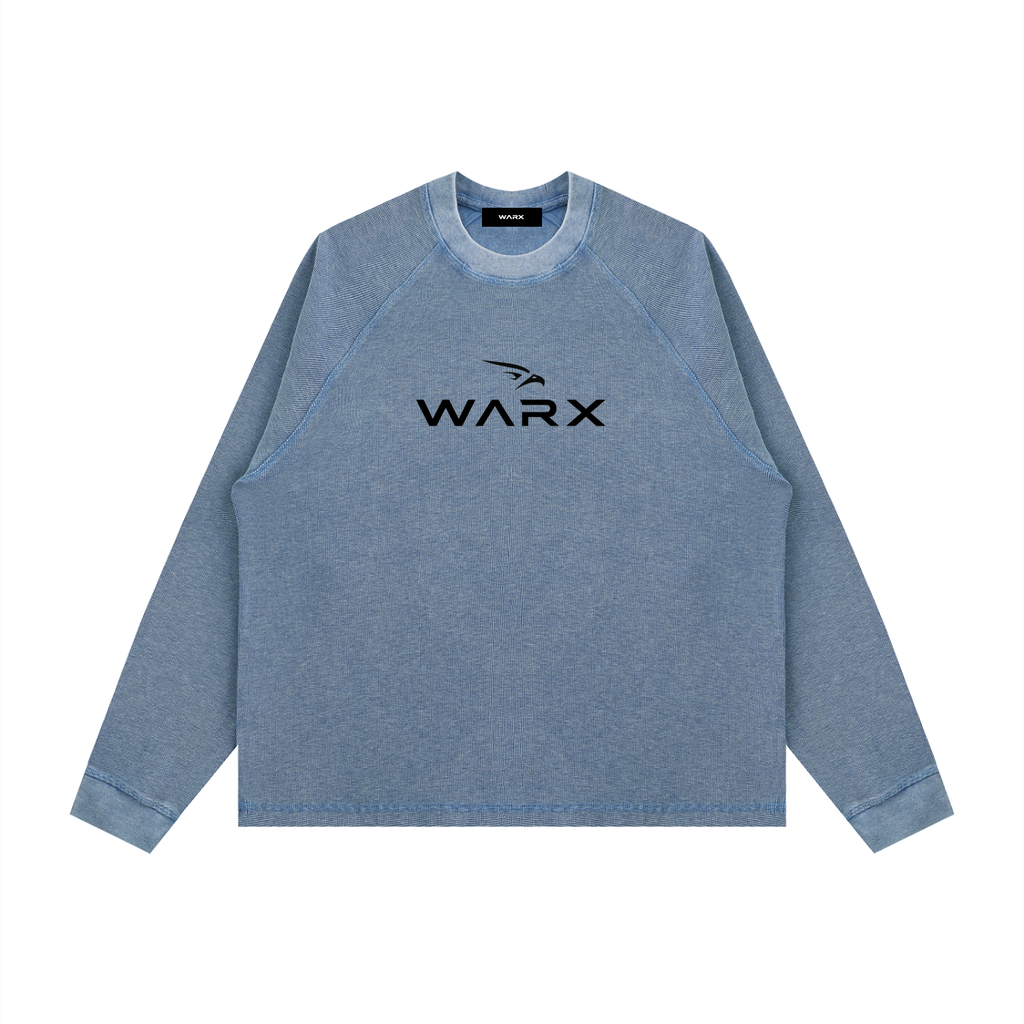 Unisex Vintage Wash Boxy  Waffle T-Shirt