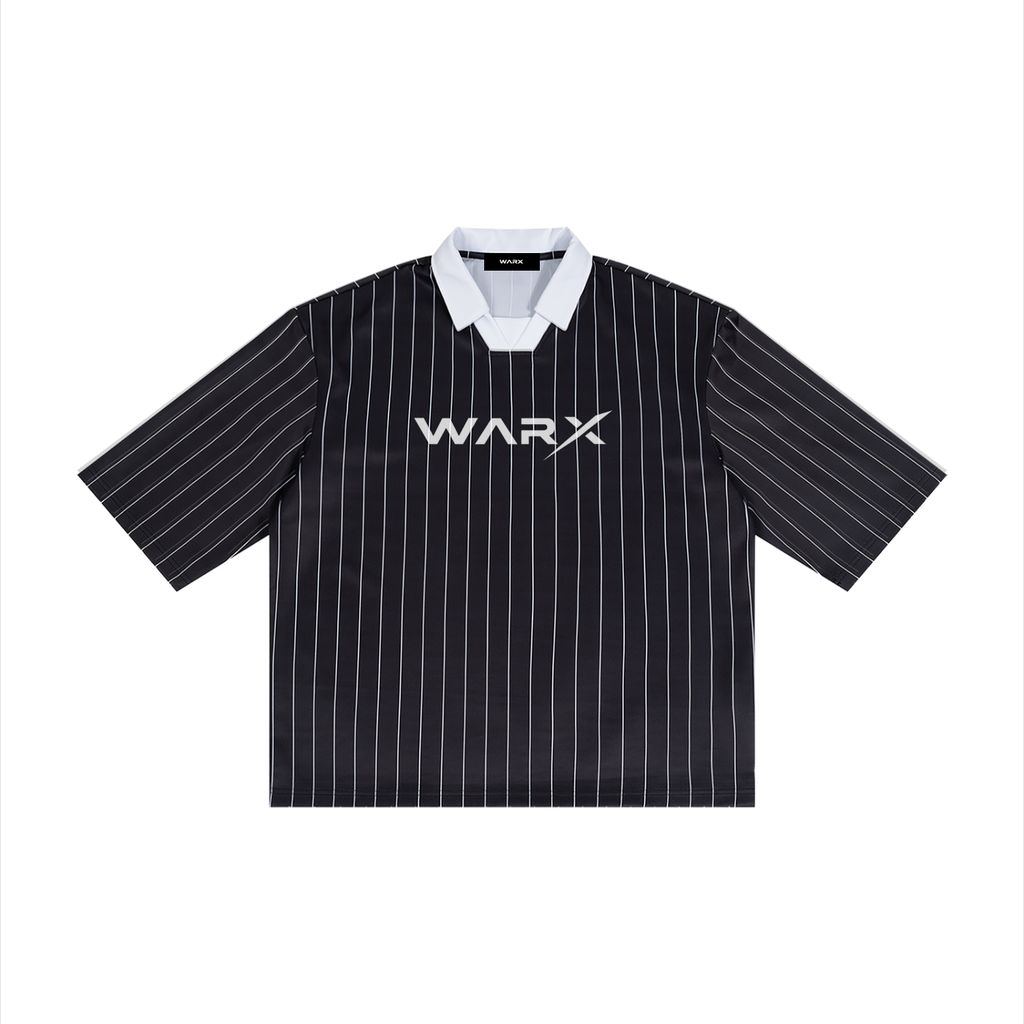 WARX Pinstripe Collared Soccer Jersey