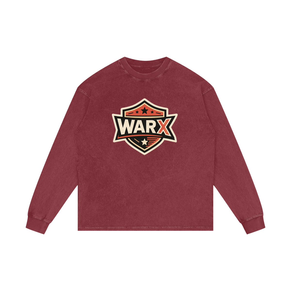 WARX Acid Wash Oversize Long Sleeve T-Shirt