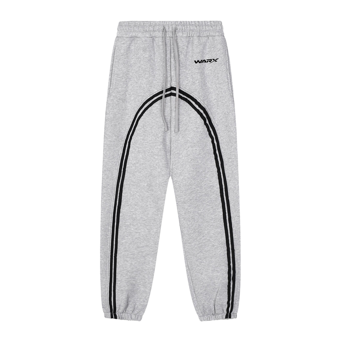 WARX Unisex Tape Fleece Jogged Sweatpants