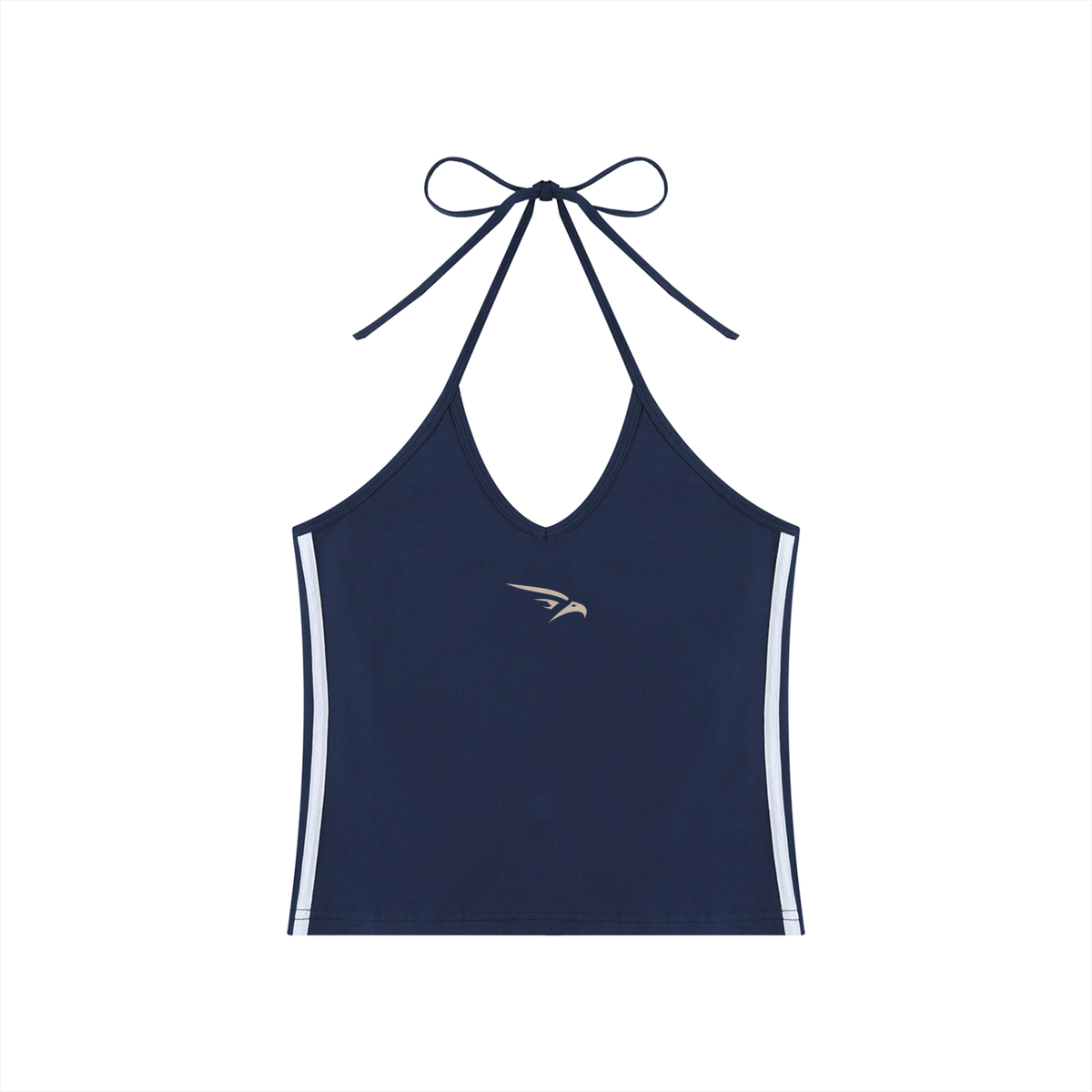 WARX Women's Color Block Halter Crop Tank Top