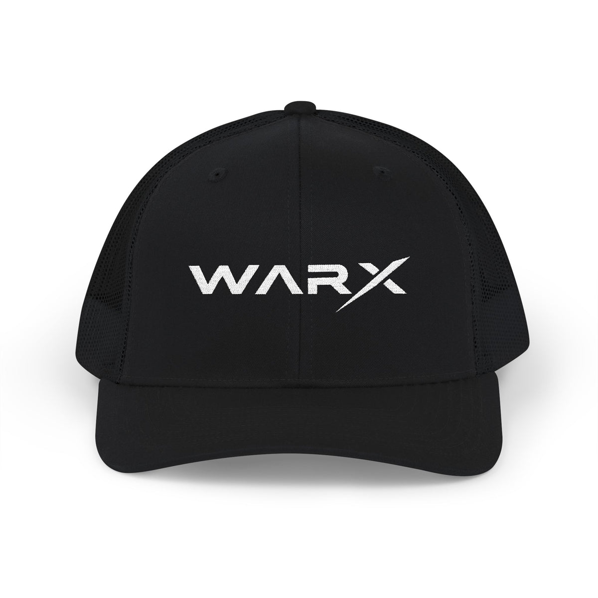 WARX Snapback Trucker Cap — Black Mesh Adjustable Hat