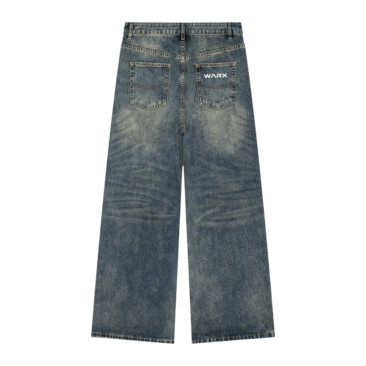WARX Men's Vintage Wash Denim Jeans