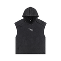WARX Snow Washed Boxy Hooded Tank Top