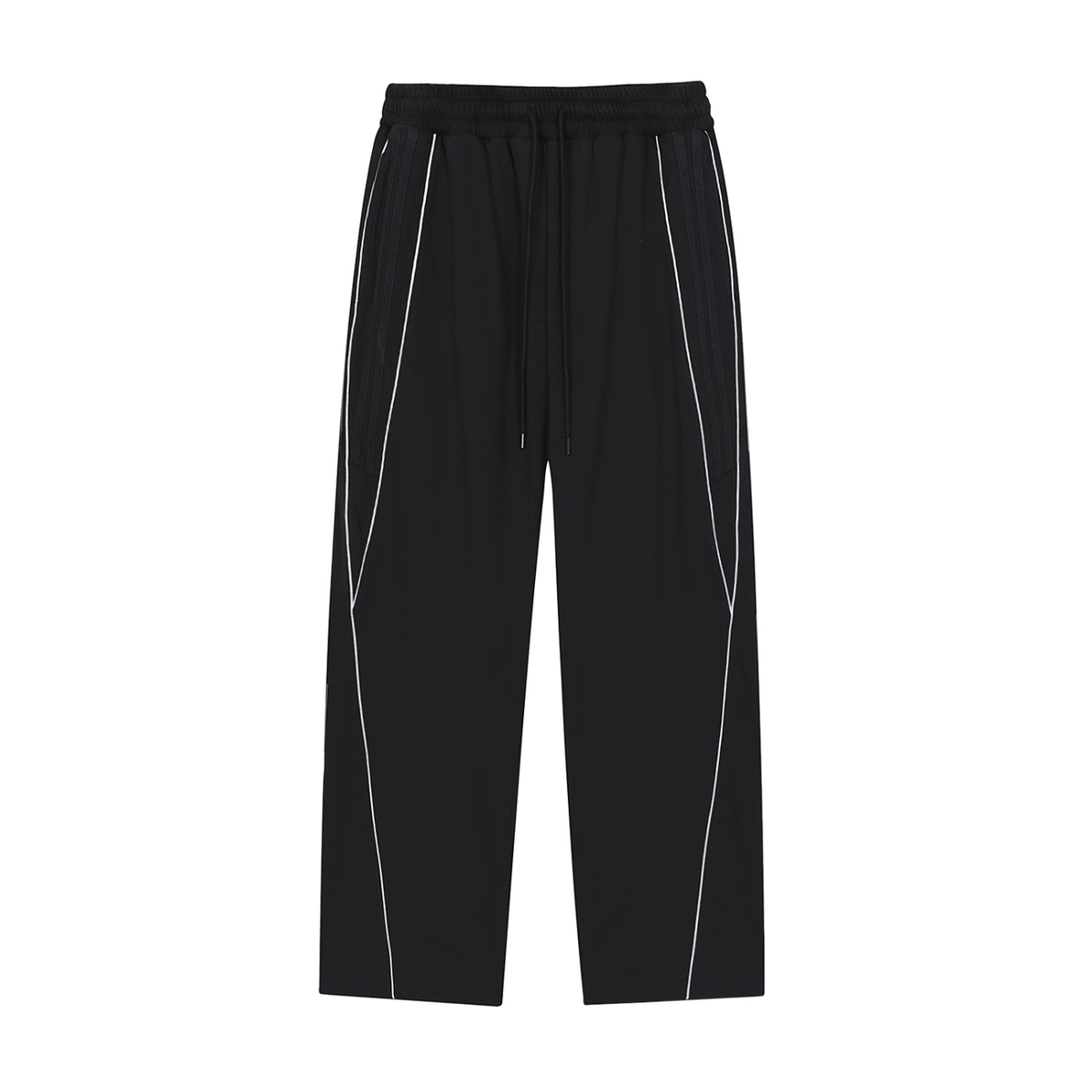 WARX Reflective Stripe Straight-Leg Sweatpants