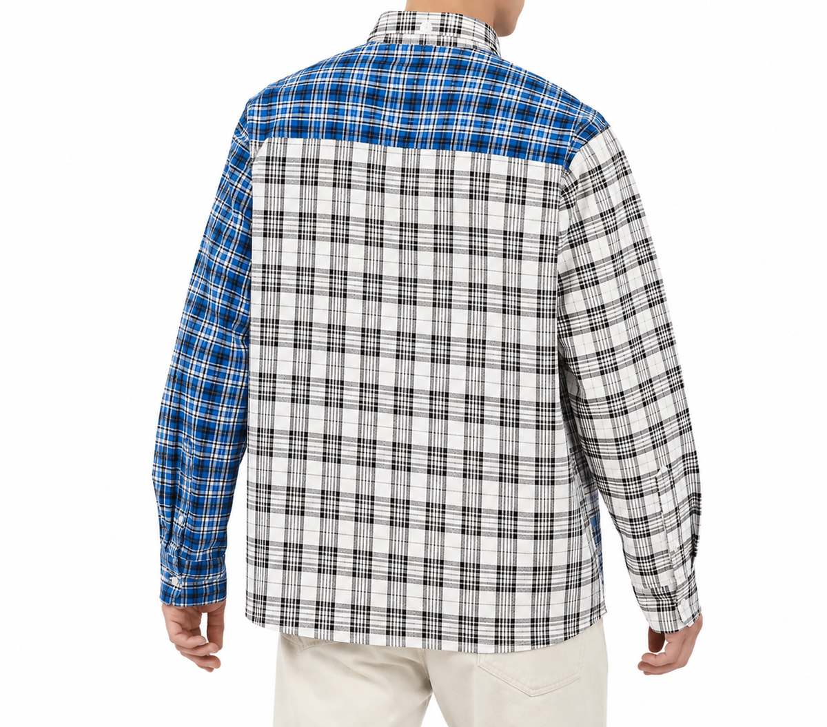 WARX Oversized Vintage Plaid Shirt