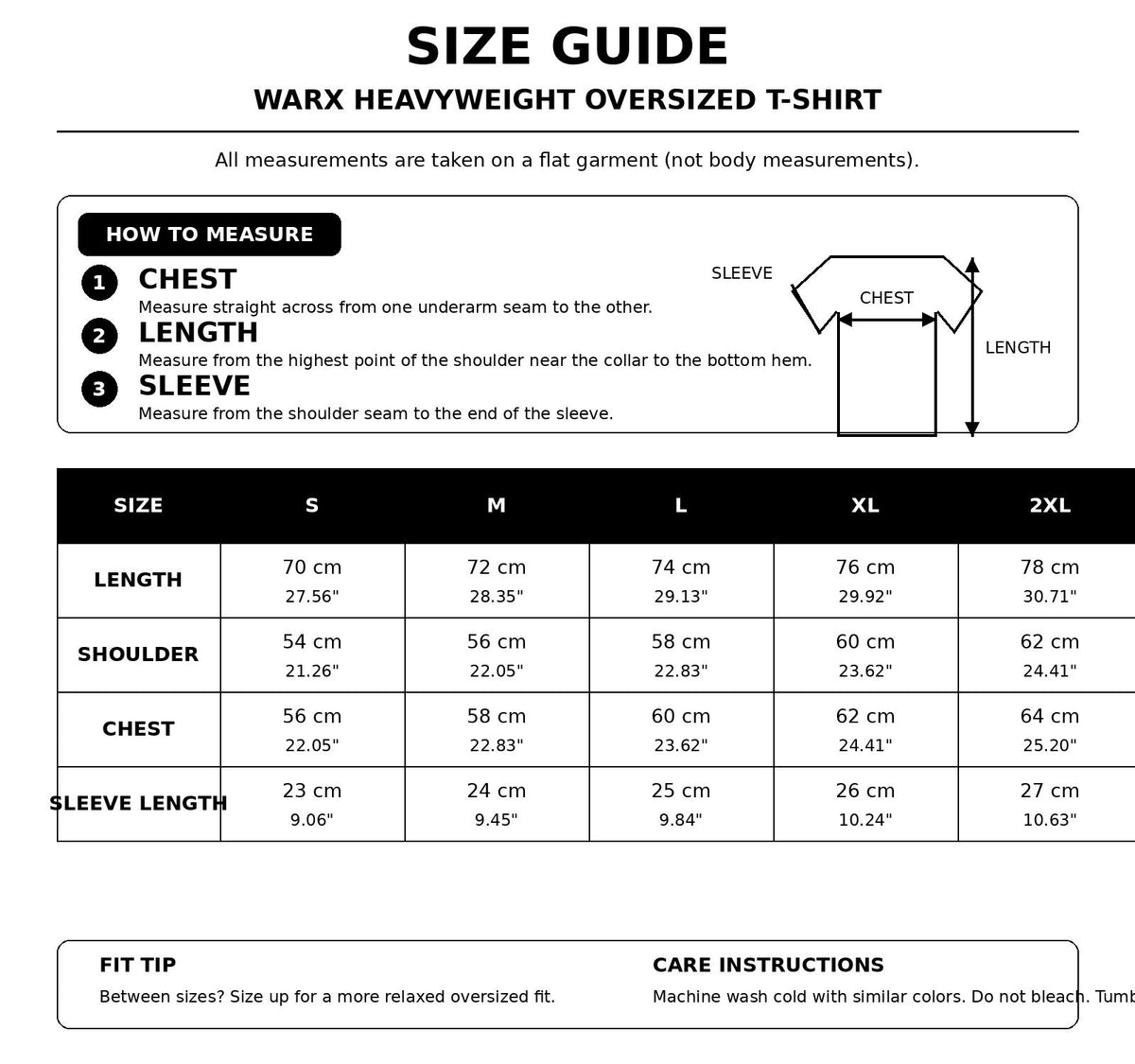 WARX Heavyweight Oversized T-Shirt