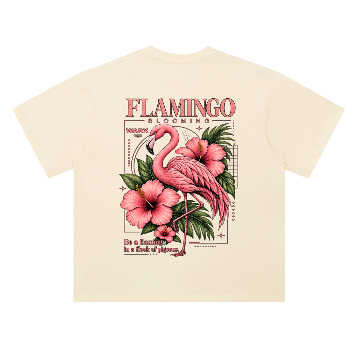 Warx Flamingo Cotton T-Shirt
