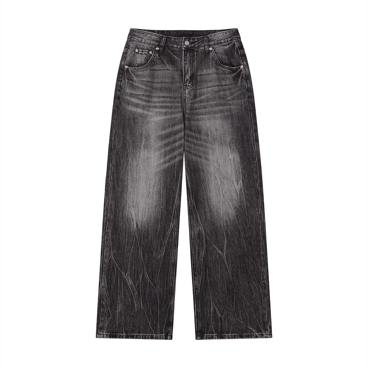WARX Vintage Wash Wide Leg Jeans