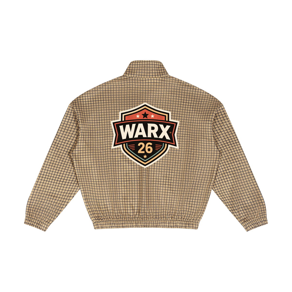 Unisex Plaid Quarter-Zip Sweatshirt