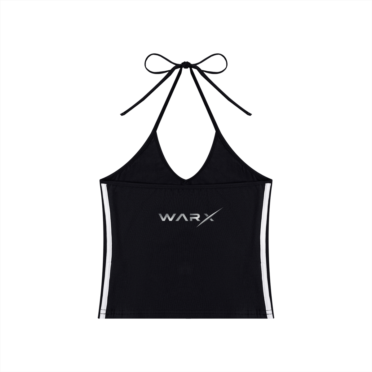 WARX Women's Color Block Halter Crop Tank Top