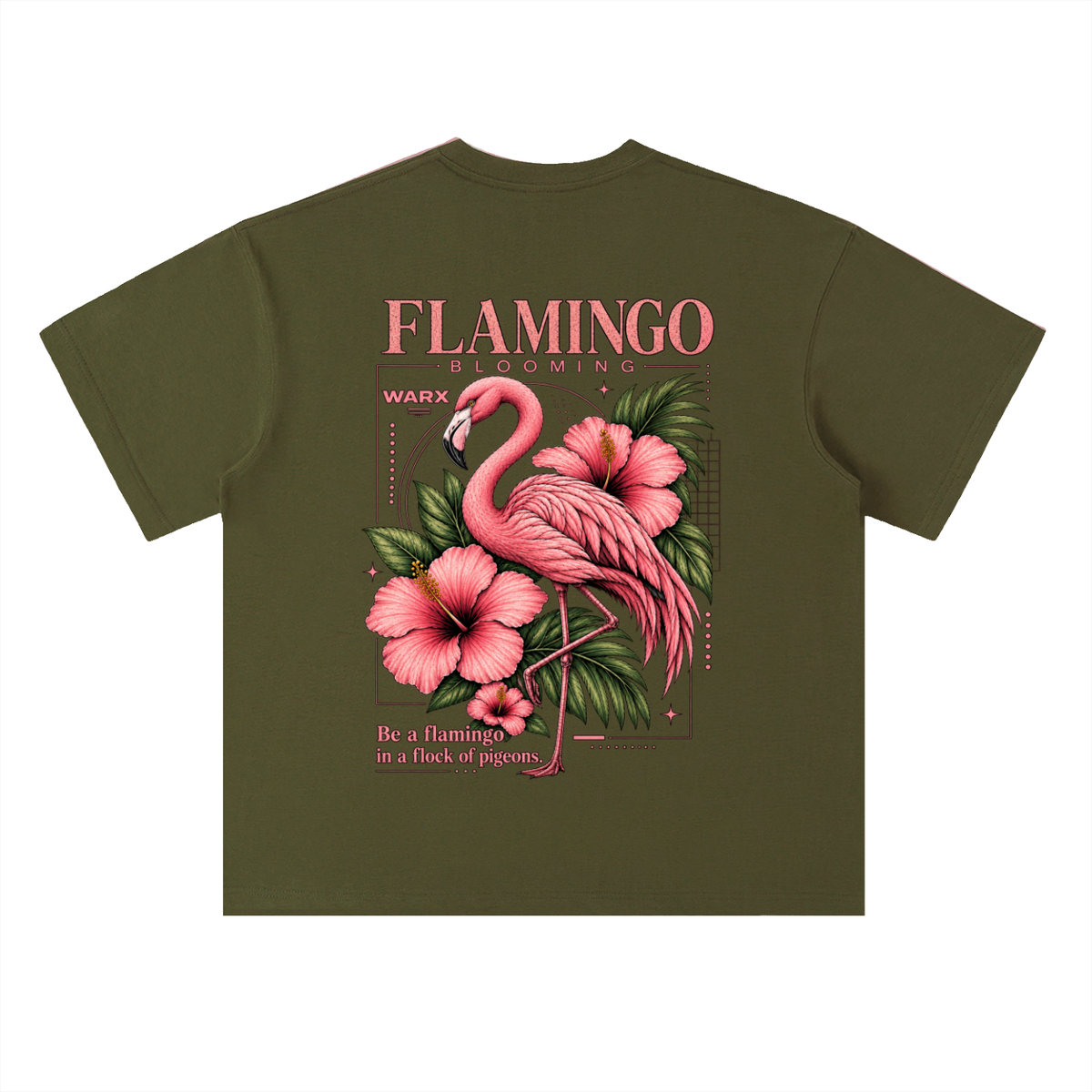 Warx Flamingo Cotton T-Shirt