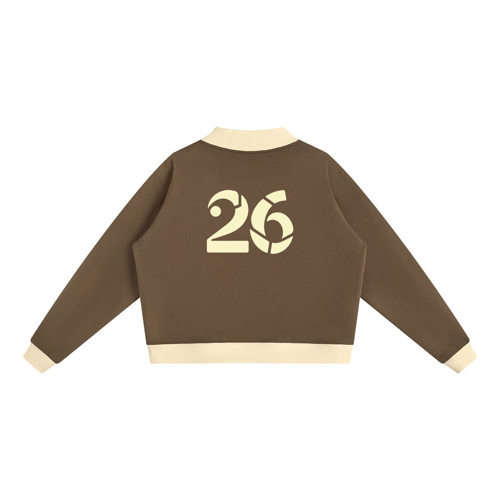 Women’s Mock Neck Crewneck Sweatshirt