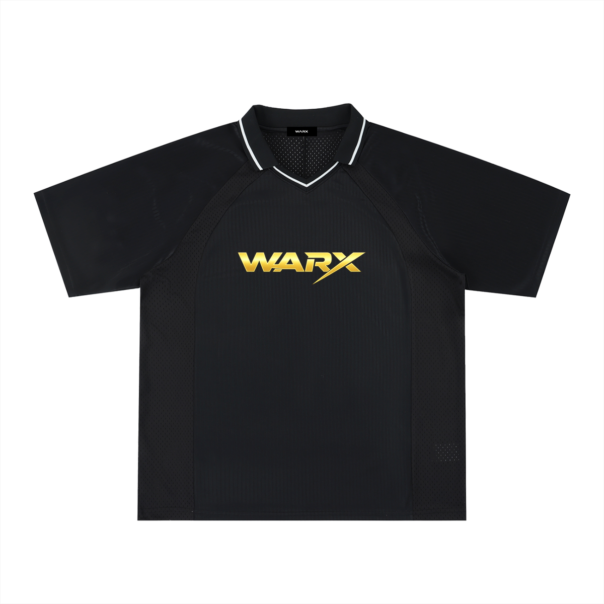 Striped V-Neck Soccer Jersey