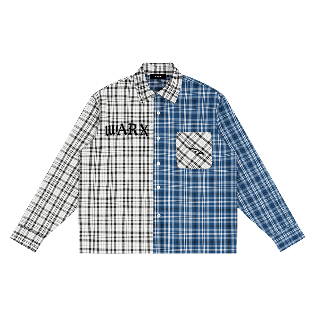 WARX Oversized Vintage Plaid Shirt