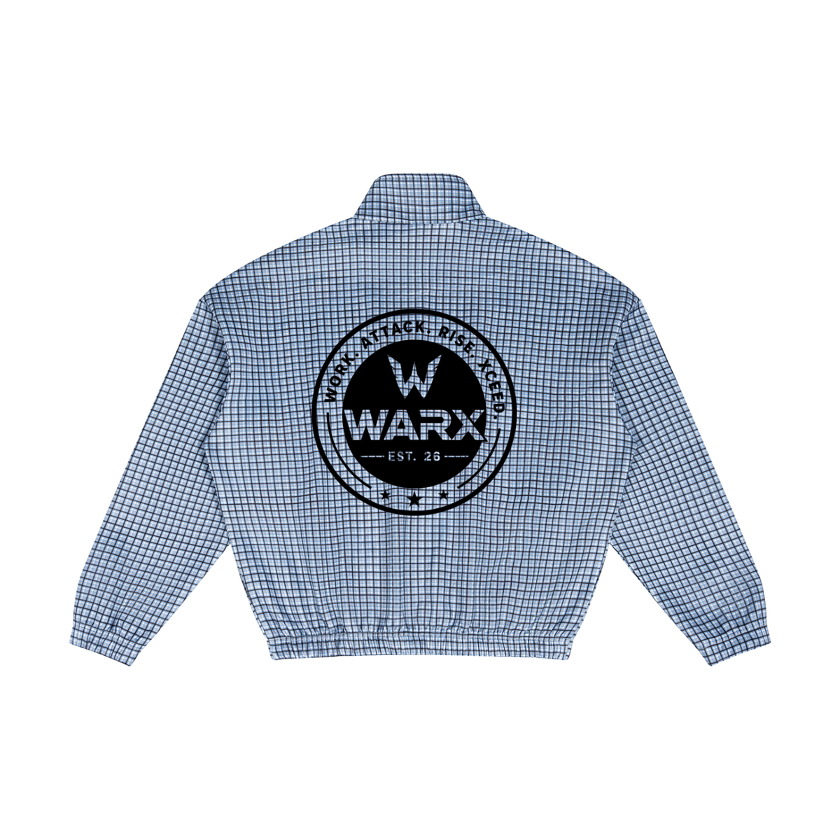 Unisex Plaid Quarter-Zip Sweatshirt
