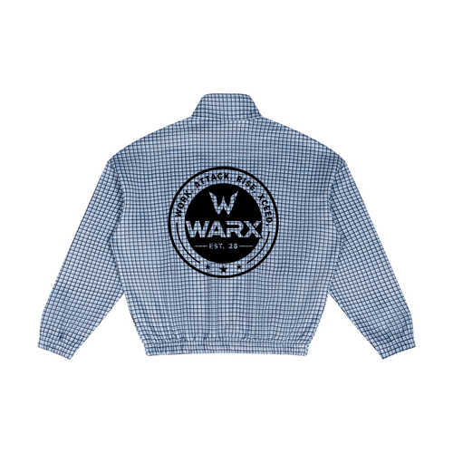 Unisex Plaid Quarter-Zip Sweatshirt